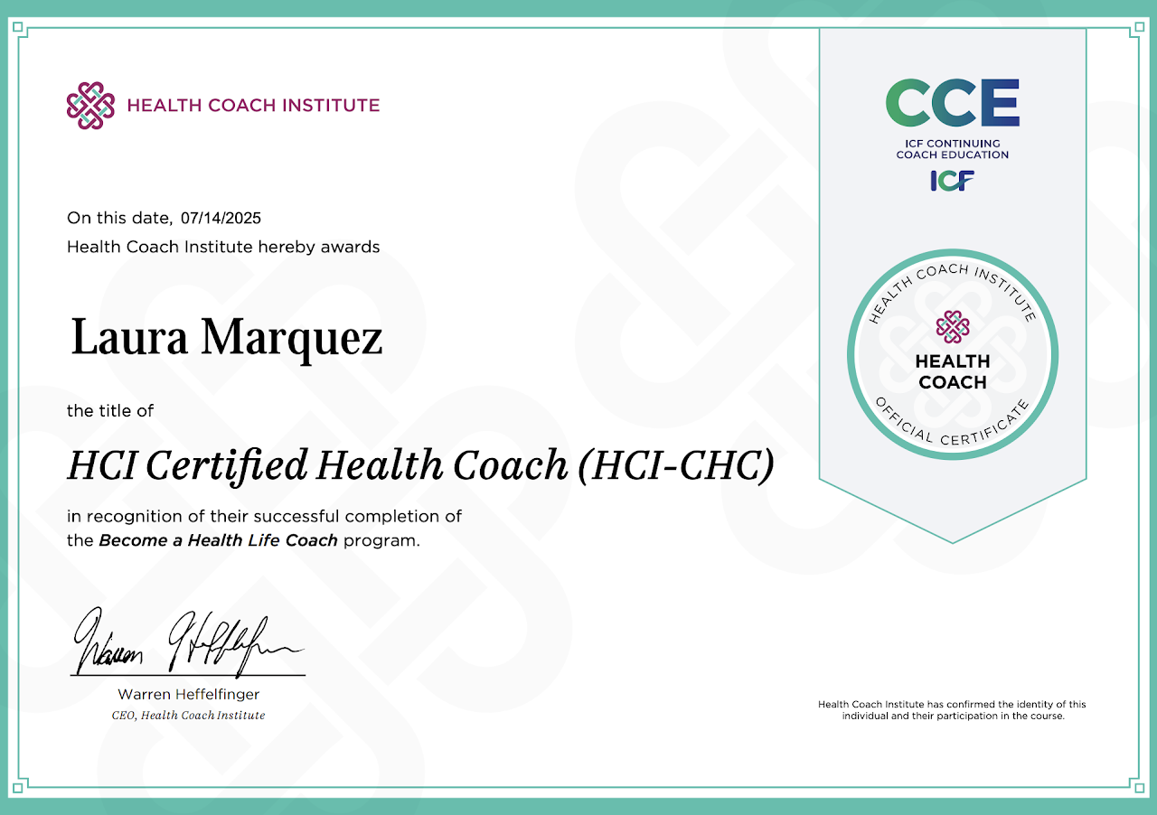 Health Coach Certificate